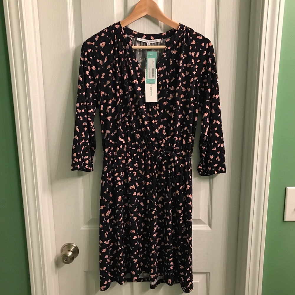 Collective Concepts Theia Faux Wrap Dress